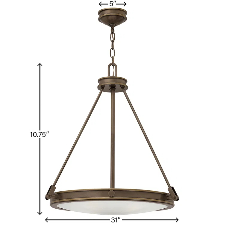 Collier 4-Light Bowl Pendant