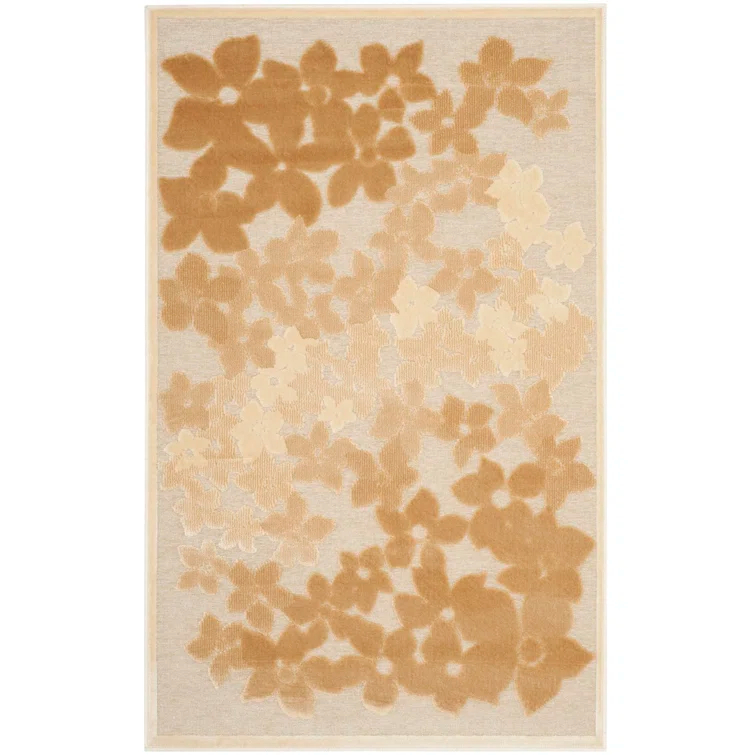 Flower Field Martha Stewart Performance Floral Rug