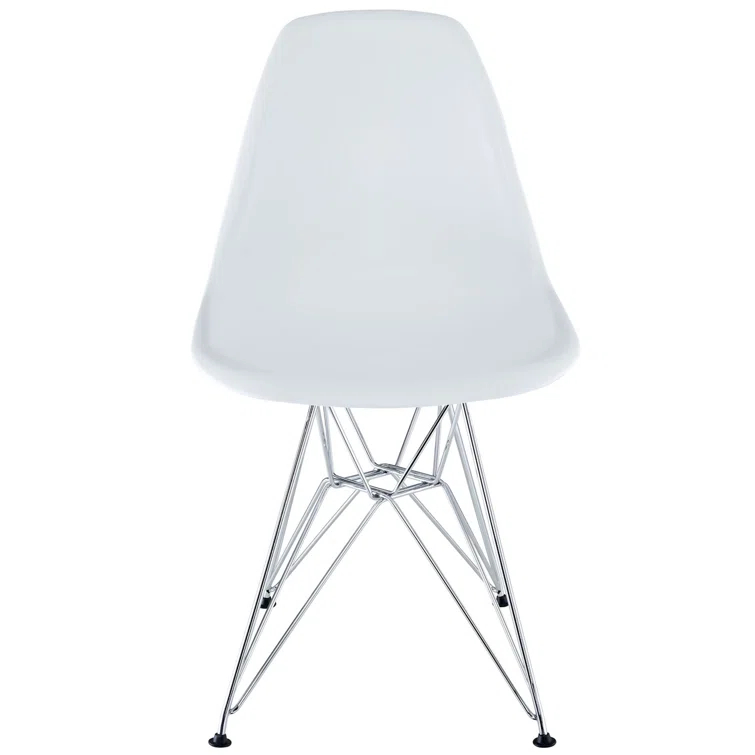 Modway Modway Plastic Dining Chair with Wire Base