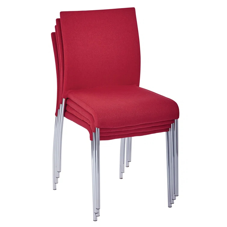 OSP Home Furnishings Conway Metal Stackable Multipurpose Chair ( Set of 4 ) (Set of 4)