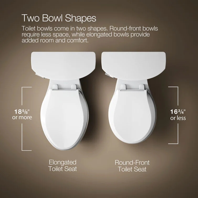 Veil Wall-Hung Compact Elongated Toilet, Dual-Flush