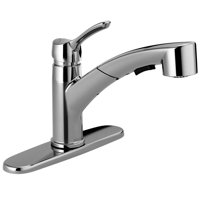 Collins Pull Out Sprayer Kitchen Sink Faucet, Single Handle Kitchen Faucet
