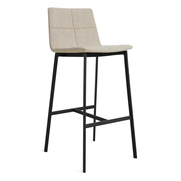 Blu Dot Between Us Upholstered Counter Stool with Metal Frame