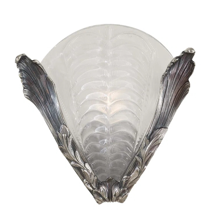 Glass Flush Mounted Sconce