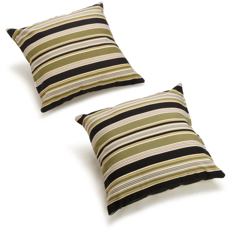 Indoor/Outdoor Reversible Throw Pillow