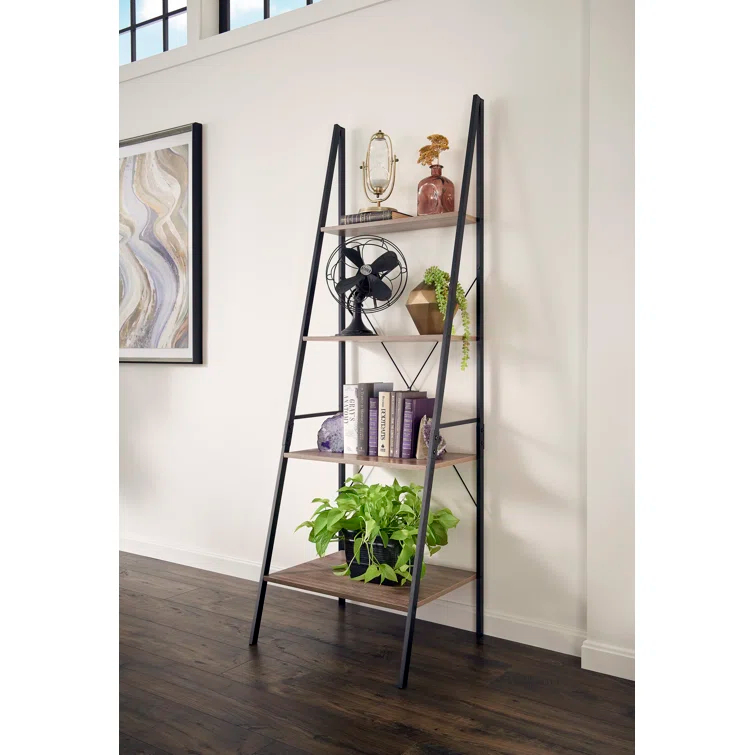 ClosetMaid Industrial 4-Tier Ladder Bookcase