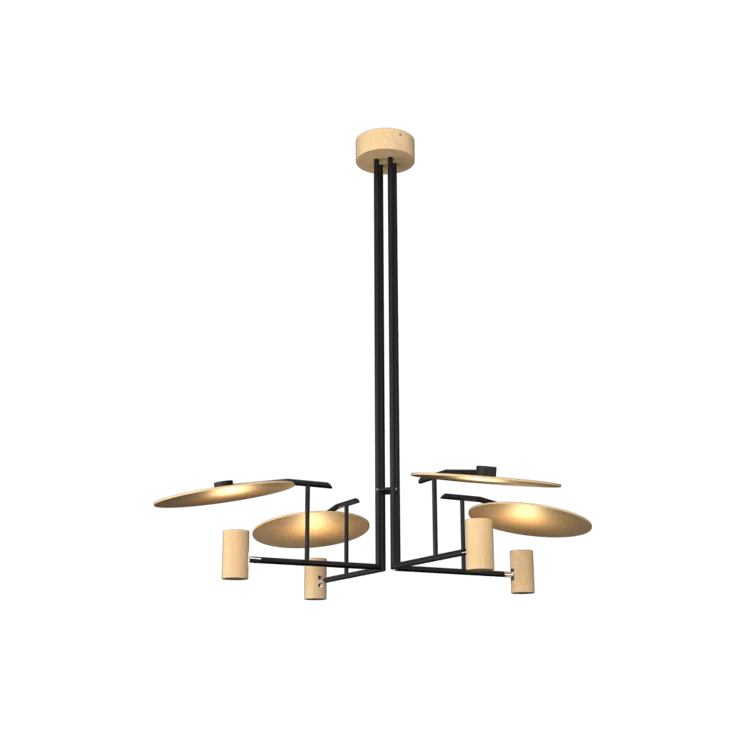 4 - Light Wood Classic / Traditional Chandelier