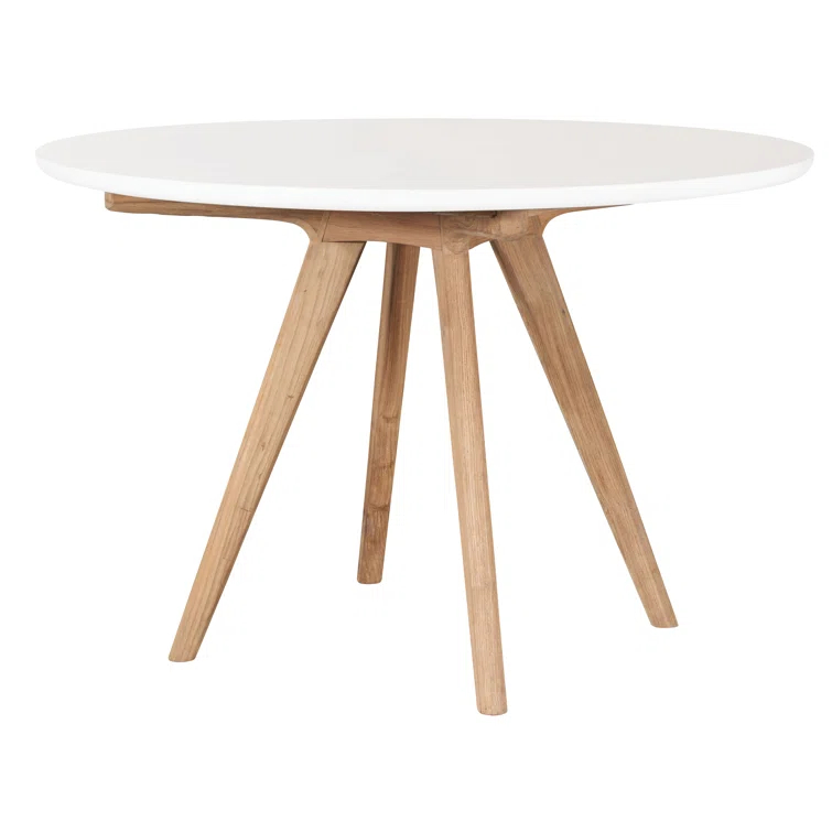 Seasonal Living Perpetual Round Concrete Outdoor Dining Table