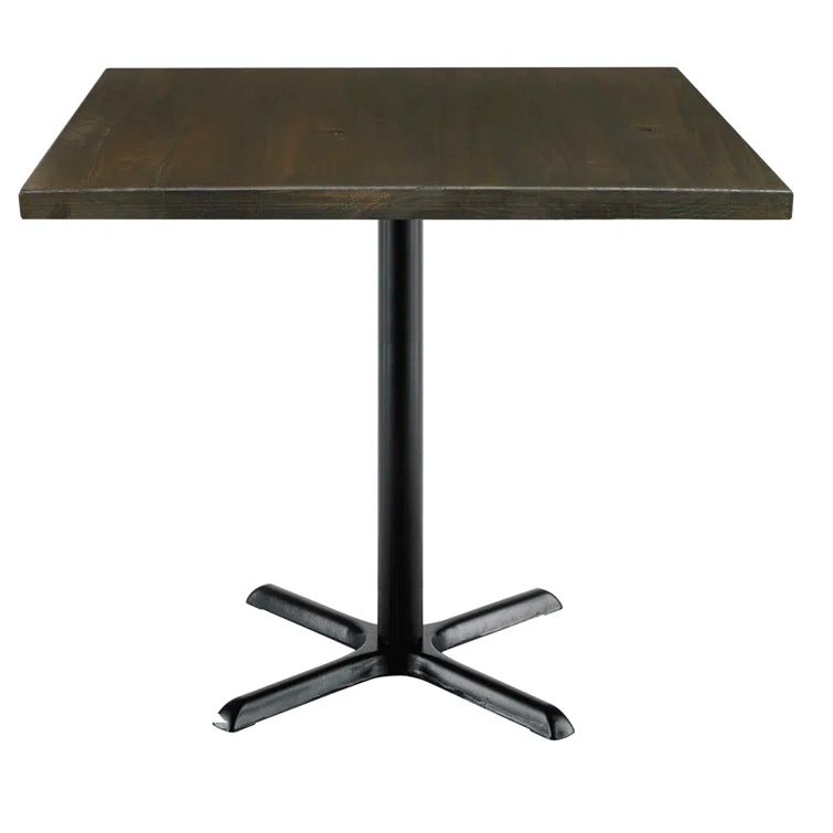 Square Wood Breakroom Table