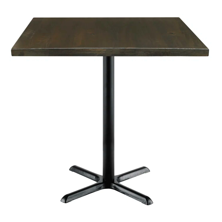 Square Wood Breakroom Table