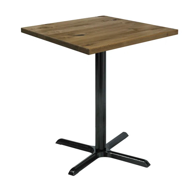 Square Wood Breakroom Table
