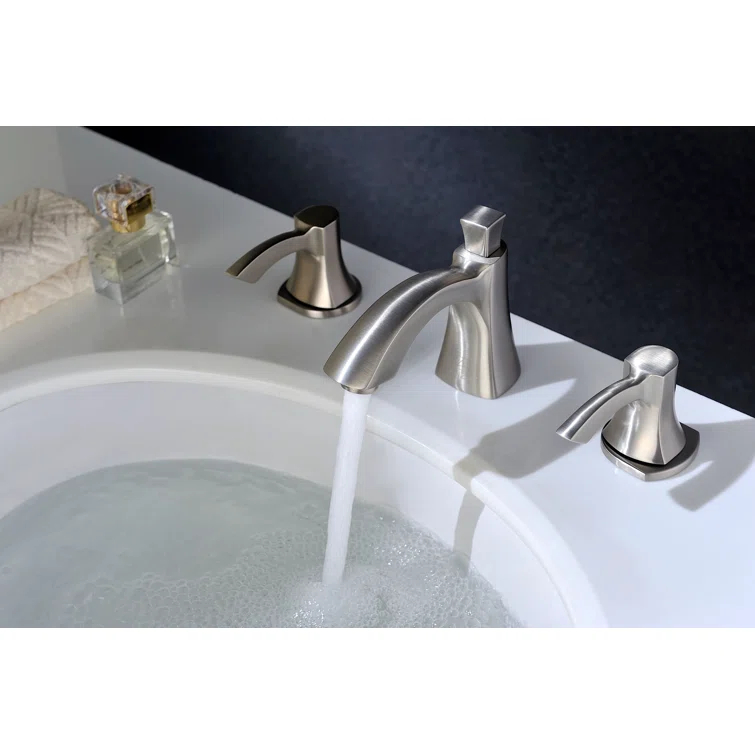 Sonata Widespread 2-handle Bathroom Faucet with Drain Assembly