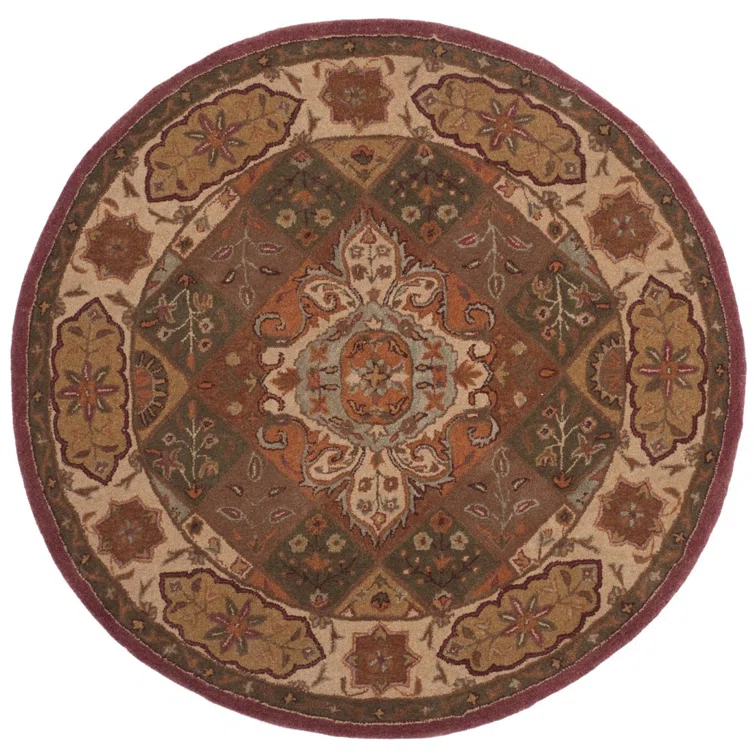 Wahcheechee Hand Tufted 80% Wool, 10% Cotton, 10% Latex Oriental Rug