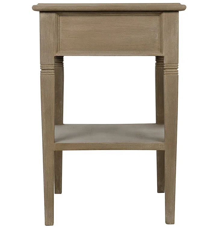 Oxford Solid Wood End Table with Storage