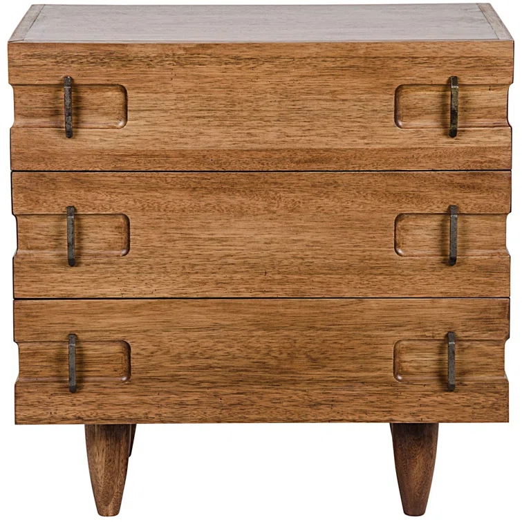Seline Nightstand - Dark Walnut