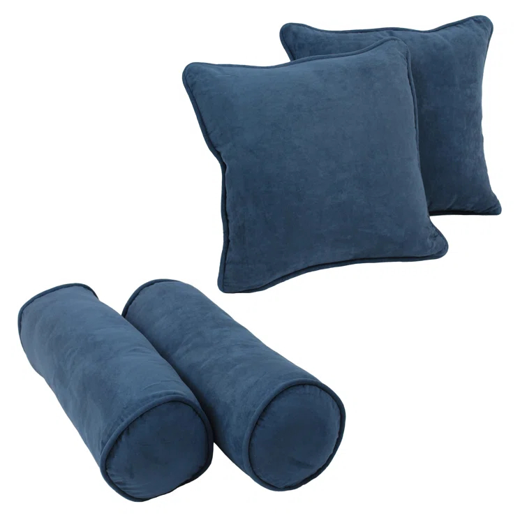 Microsuede Reversible Throw Pillow