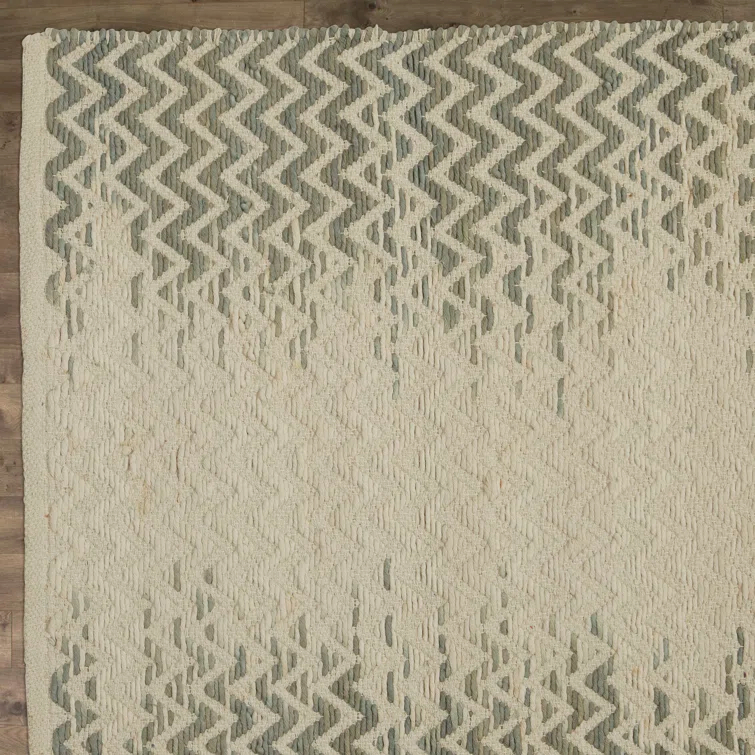 Gering Hand Woven Cotton Chevron Rug