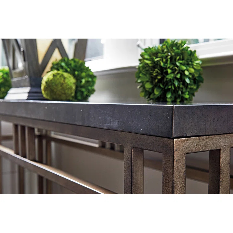 Cypress Point 54'' Stone Top Console Table