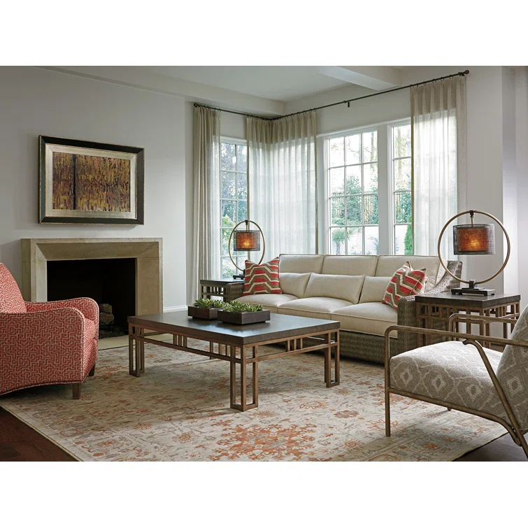 Cypress Point Montera Travertine End Table