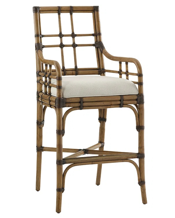 Tommy Bahama Home Twin Palms Lands End Bar Stool | Wayfair