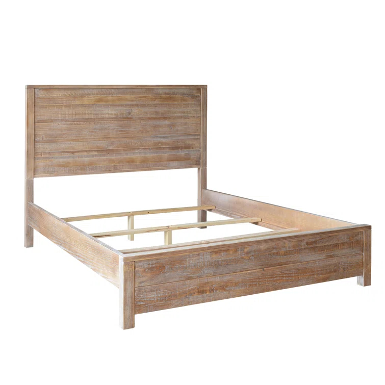 Montauk Solid Wood Panel Bed