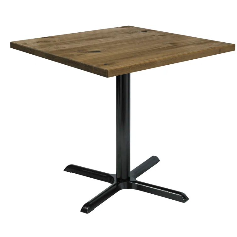 Square Wood Breakroom Table
