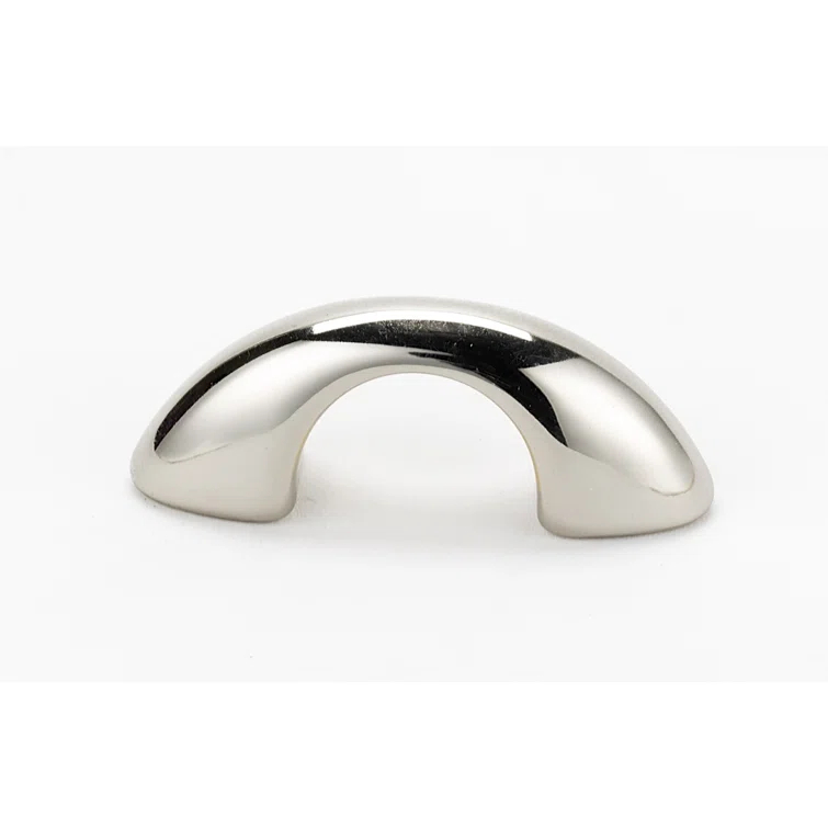 Polished Nickel 1.5" Finger Pull with Mounting Hardware