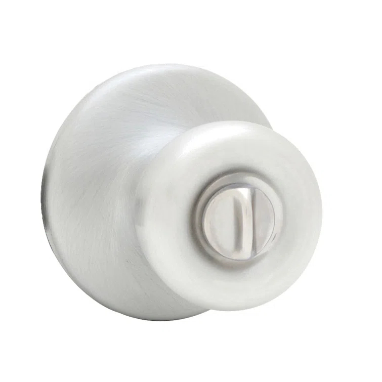 Kwikset Mobile Home Polished Brass Steel Privacy Knob 3 Grade Right or Left Handed