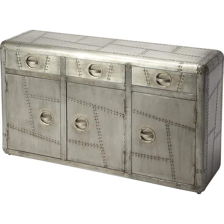 Midway Aviator Stainless Steel Console Cabinet