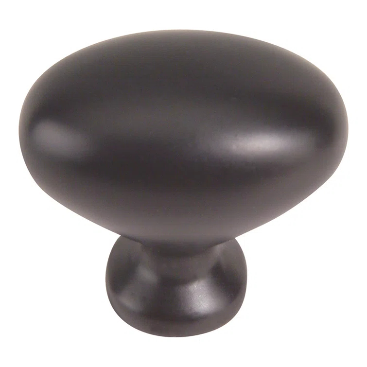 Robin Egg 1 1/4" Length Oval Knob