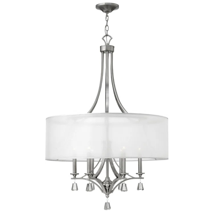 Mime 6 - Light Dimmable Drum Chandelier