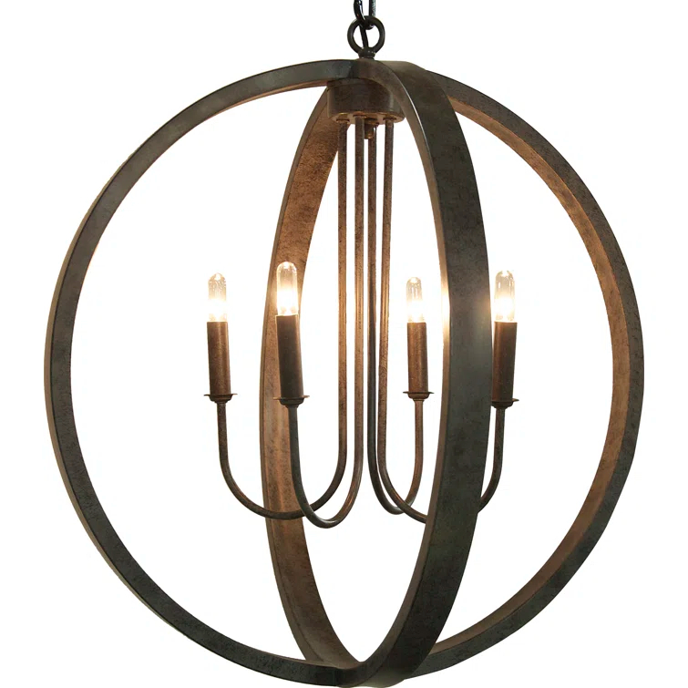 Abel 4 - Light Globe Chandelier