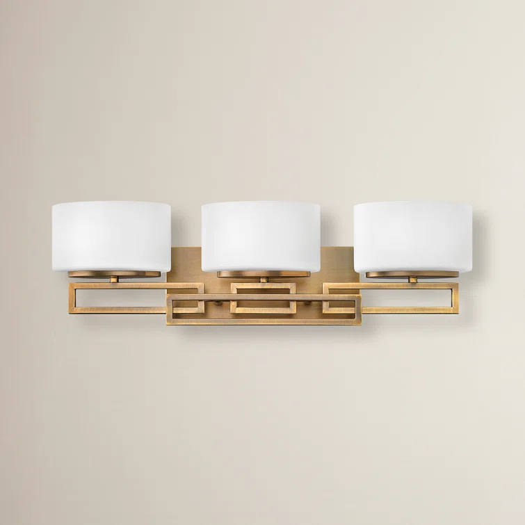 5103BR-LED-Hinkley Lighting-Lanza - 3 Light Bath Vanity in Transitional Style - 25 Inches Wide by 6.75 Inches High-Brushed Bronze Finish-LED Lamping