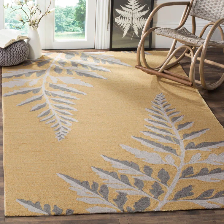 Martha Stewart Hand Hooked Performance Floral Rug