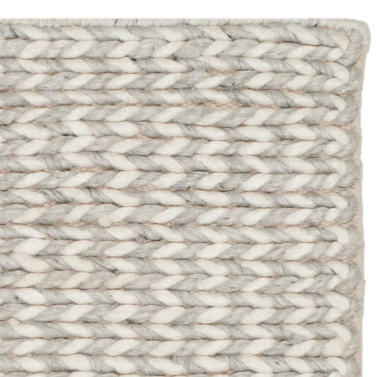 Natura Hand Woven 60% Wool And 40% Viscose Chevron Rug