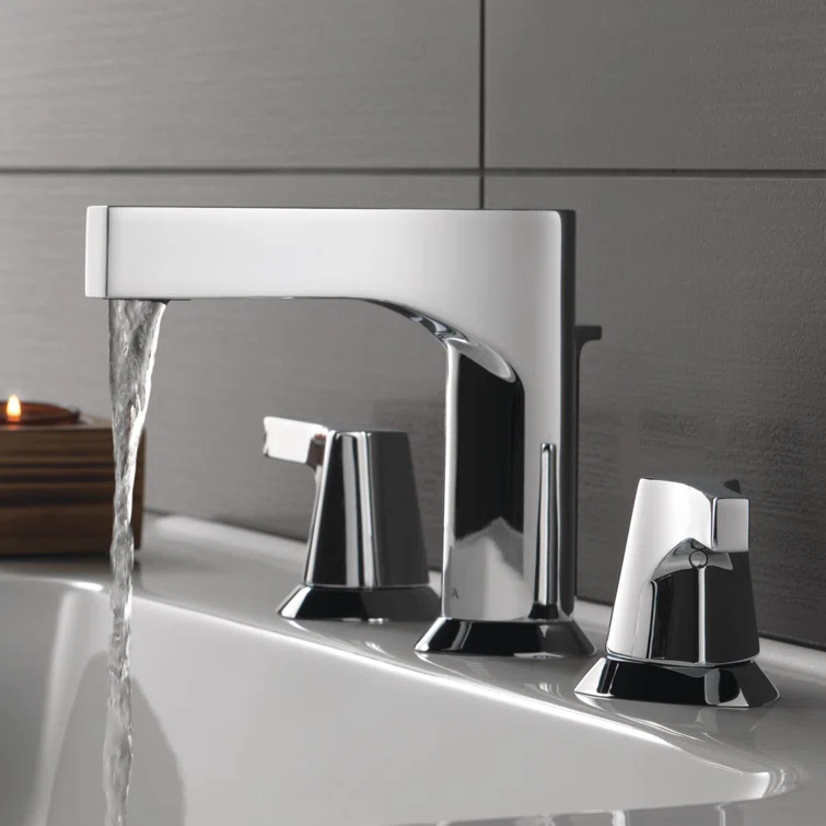Zura Widespread Faucet with Drain Assembly