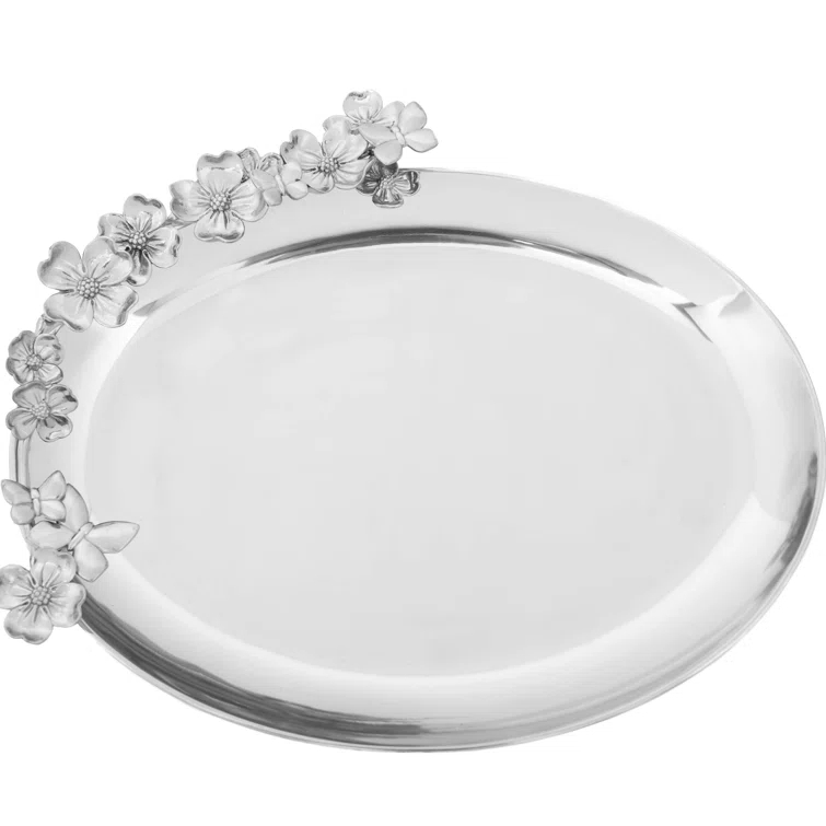 Arthur Court Designs Arthur Court Designs Dogwood Aluminum Platter