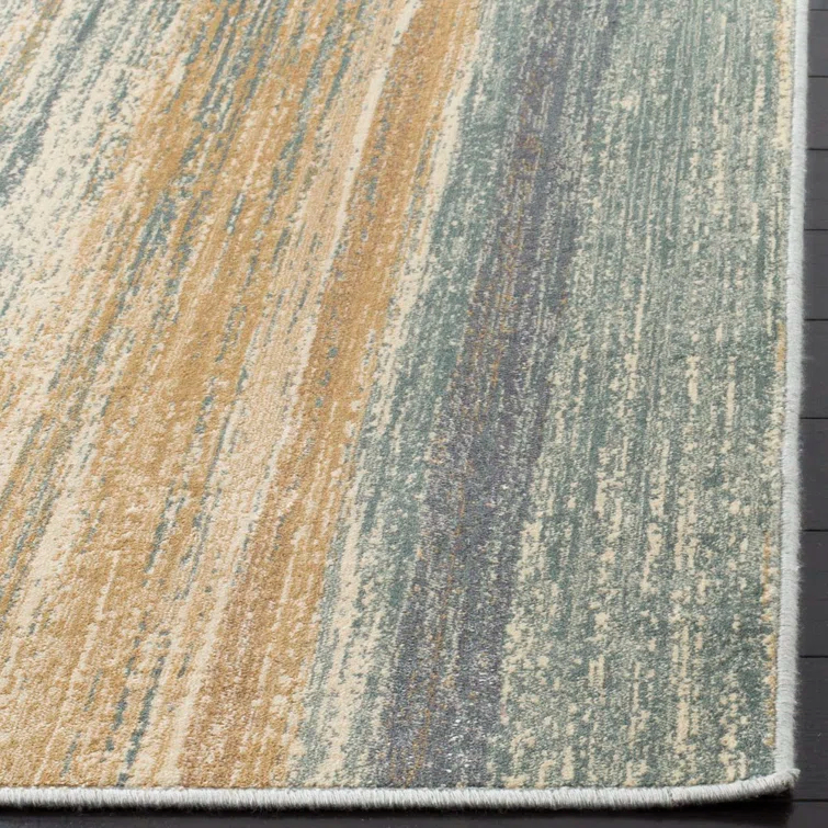 Pierrette Vintage Performance Abstract Rug