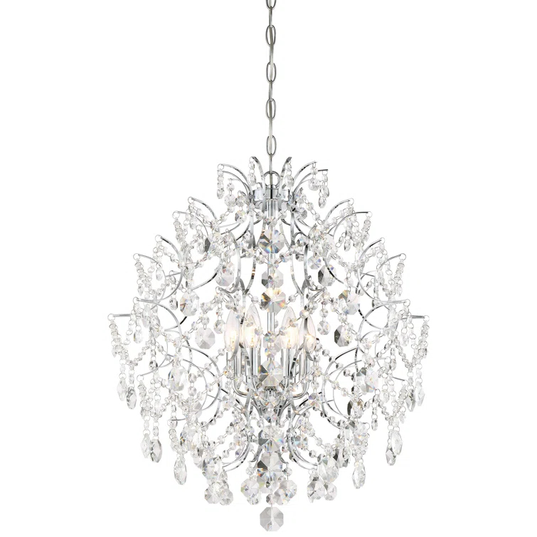 Minka Lavery Isabella's Crown 6 - Light Dimmable Globe Chandelier
