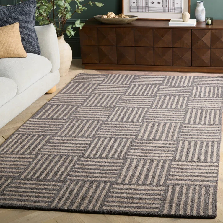 Stockton Hand Tufted Performance Striped Rug