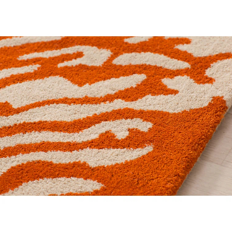 Wimborne Hand Tufted Wool Floral Rug