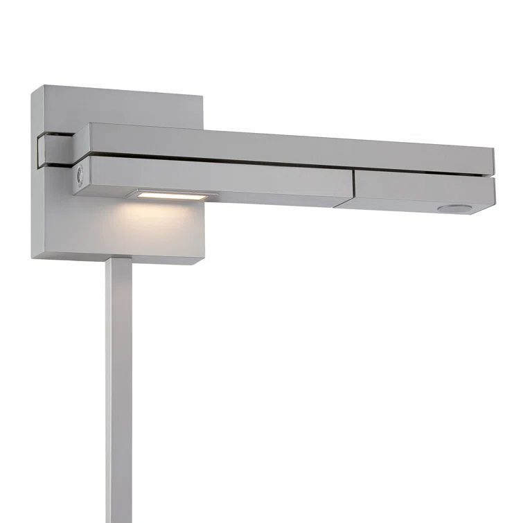WAC Lighting Flip LED 3000K Right Contemporary Aluminum Swing Arm in Chrome