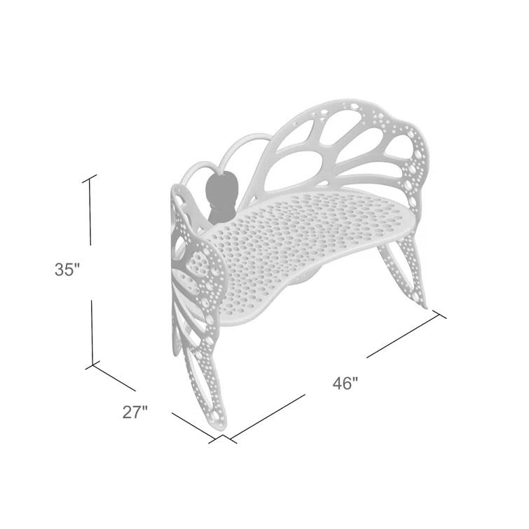 Whaley Aluminum Outdoor Bench