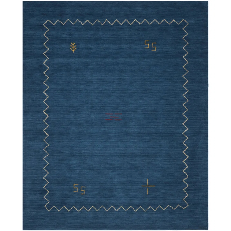 Danforth Hand-Woven Flatweave Wool Area Rug