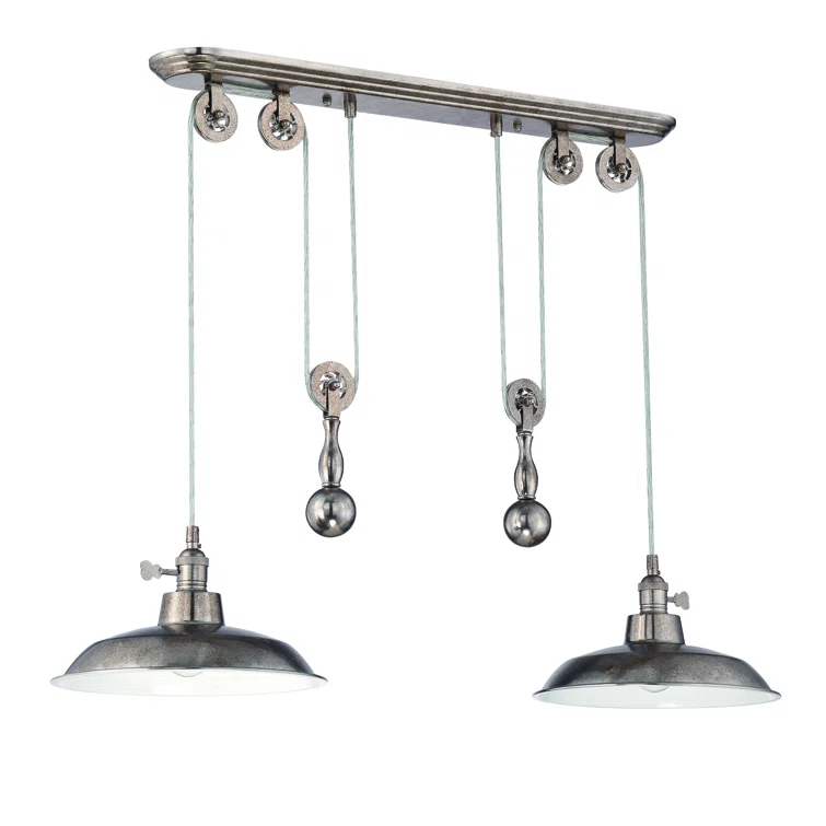 Pulley 2 - Light Kitchen Island Pendant
