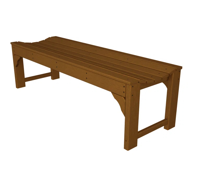 Traditional Garden Backless Bench