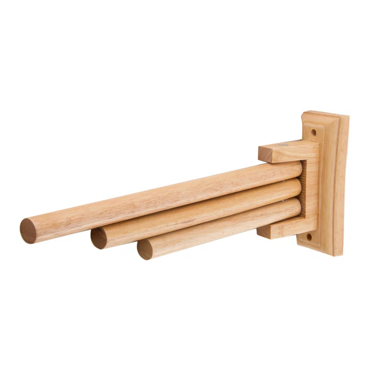 22.8'' Wood Wall Towel Bar