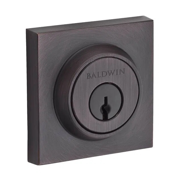 Contemporary Single Cylinder Deadbolt with Smartkey