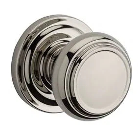 Traditional Single Dummy Door Knob with Traditional Round Rose