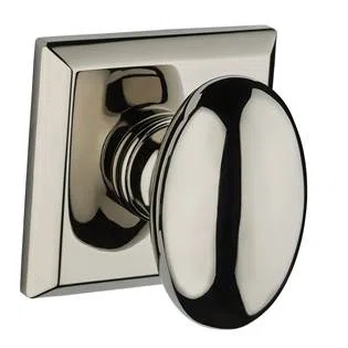 Ellipse Passage Door Knob with Traditional Square Rose